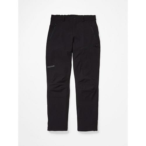 Marmot Softshell Pants Black NZ - Scree Pants Mens NZ2078593